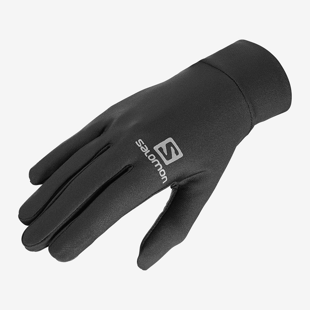 Gants Salomon Homme Noir - Salomon AGILE WARM U - France (7850-VBDET)